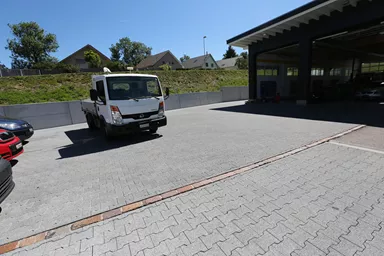 H Sickerstein Normalstein grau fein gefast L 20 cm B 16.5 cm H 8 cm