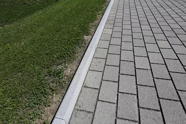 Stellplatte grau glatt beidseitig gefast L 100 cm B 6 cm H 25 cm