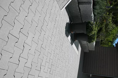 H Verbundstein Normalstein grau fein gefast L 20 cm B 16.5 cm H 8 cm