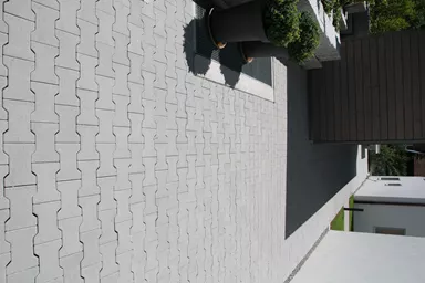 H Verbundstein Normalstein grau fein gefast L 20 cm B 16.5 cm H 8 cm