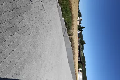 ROZTEC Winkelplatten Typ Midi bewehrt grau glatt gefast L 100 cm B 45 cm H 75 cm W 9 cm