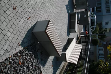 INTERMEZZO Variabank Betonwinkel Typ 1 grau glatt vollkantig inkl. Versetz- und Montageh. M12/40 mm L 45 cm B 45 cm H 40 cm W 10 cm