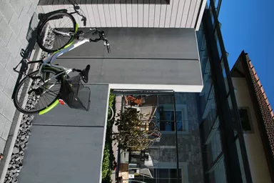 GRANDE Winkelplatten mit Nut und Kamm grau glatt gefast bewehrt L 100 cm B 195 cm H 300 cm W 20 cm