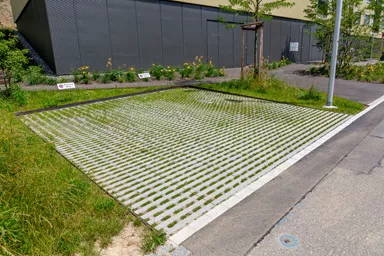 RAINA Rasenliner mit Verschiebesicherung grau glatt L 60 cm B 40 cm H 10 cm