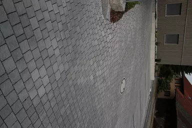 FRIEDA Pflasterstein perlgrau strukturiert Kanten gebr. L 8.8-11.8 cm B 9.8 cm H 7 cm