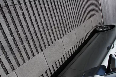 Schrittplatte zu Rasengittersteinen grau glatt gefast L 60 cm B 40 cm H 8 cm