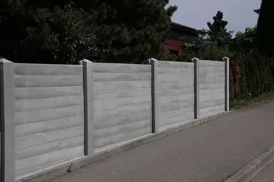 Betonbrett gegossen leicht bewehrt grau glatt vollkantig L 200 cm B 4 cm H 30 cm