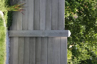 Betonbrett gegossen leicht bewehrt grau glatt vollkantig L 200 cm B 4 cm H 30 cm