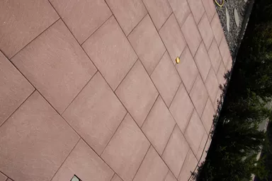 ESTRELLA Gehwegplatte braun strukturiert gestrahlt gefast L 50 cm B 50 cm H 4 cm