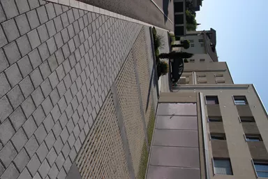 CLASSIC DRAIN Ökostein mit Nocken Normalstein grau glatt leicht gefast L 20 cm B 20 cm H 8 cm