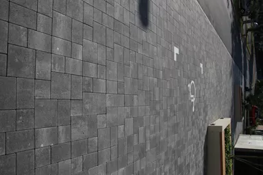 CLASSIC Pflasterstein mit Nocken grau glatt gefast L 20 cm B 20 cm H 6 cm