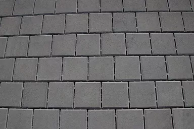 CLASSIC DRAIN Ökostein mit Nocken Normalstein grau glatt leicht gefast L 20 cm B 20 cm H 8 cm