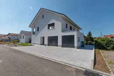 RAINA Pflasterstein grau glatt leicht gefast L 20-40 cm B 15 cm H 8 cm