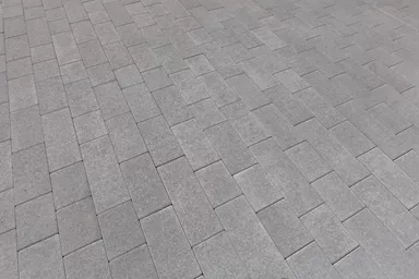 RAINA Pflasterstein grau glatt leicht gefast L 20-40 cm B 15 cm H 8 cm