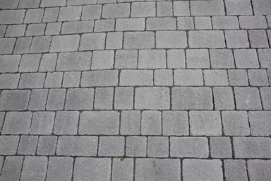 FRIEDA Wildpflaster perlgrau strukturiert Kanten gebr. L 9.4-19.4 cm B 9.4-11.9 cm H 7 cm