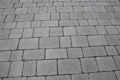 FRIEDA Wildpflaster perlgrau strukturiert Kanten gebr. L 9.4-19.4 cm B 9.4-11.9 cm H 7 cm