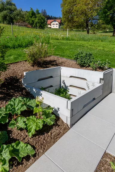 Kompostbehälter einzelnes Brett L 160 cm B 5.5 cm H 25 cm