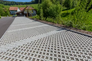 GRISON Füllstein zu Rasengitterstein grau glatt L 8 cm B 8 cm H 8 cm