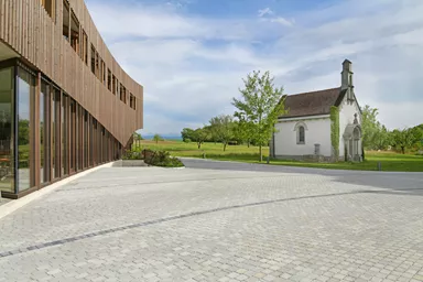 TEGULA Pflasterstein grau glatt Kanten gebrochen L 16 cm B 11 cm H 6 cm