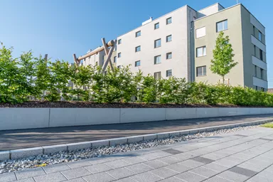 TRIPLA Winkelplatte bewehrt Typ 12.81 grau glatt gefast L 100 cm B 75 cm H 120 cm W 12 cm