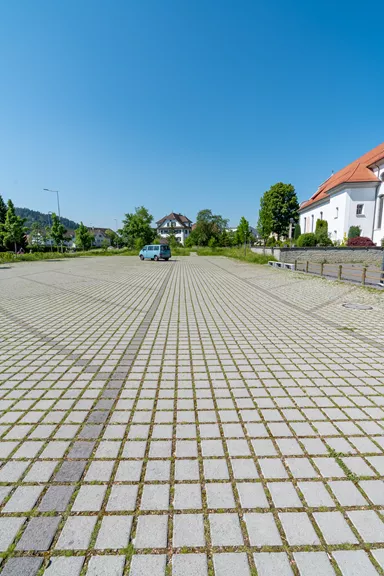 CLASSIC RASEN Ökostein mit Nocken grau glatt gefast L 20 cm B 20 cm H 8 cm