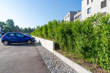 TRIPLA Winkelplatte bewehrt Typ 12.81 grau glatt gefast L 100 cm B 75 cm H 120 cm W 12 cm