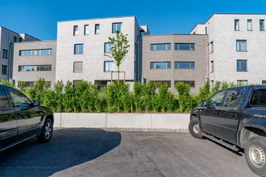 TRIPLA Winkelplatte bewehrt Typ 12.81 grau glatt gefast L 100 cm B 75 cm H 120 cm W 12 cm