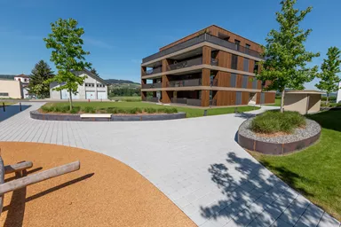 CLASSIC DRAIN Ökostein mit Nocken Normalstein grau glatt leicht gefast L 20 cm B 20 cm H 6 cm