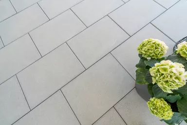 PARCO FINA Gartenplatte grau gestrahlt gefast L 60 cm B 40 cm H 3 cm