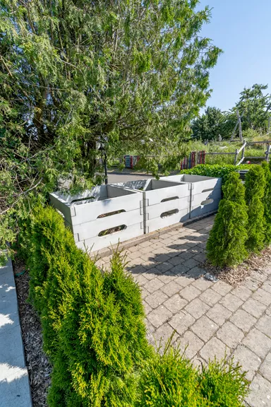 Kompostbehälter einzelnes Brett L 100 cm B 5.5 cm H 25 cm