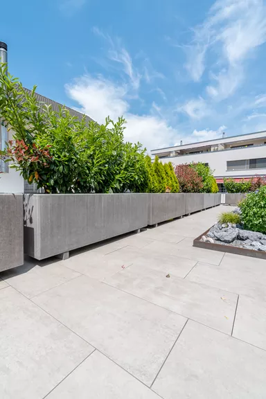 PARCO Pflanzentrog rechteckig anthrazit glatt L 200 cm B 60 cm H 60 cm W 5 cm