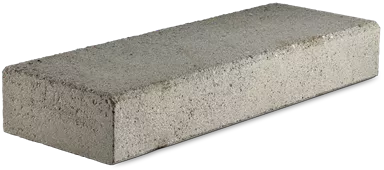 FINALGO Vakuum Blockstufe grau 2-seitig gestrahlt stirnseitig gefast L 100 cm B 35 cm H 15 cm