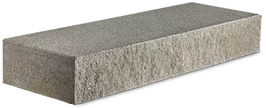 SANTURO Blockstufe voll grau gestrahlt gefast L 80 cm B 36 cm H 15 cm