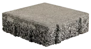 CLASSIC DRAIN Ökostein mit Nocken Normalstein grau glatt leicht gefast L 20 cm B 20 cm H 8 cm