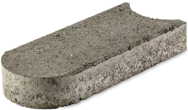 Rasenkantenstein Normalstein grau glatt L 33.3 cm B 16 cm H 5 cm