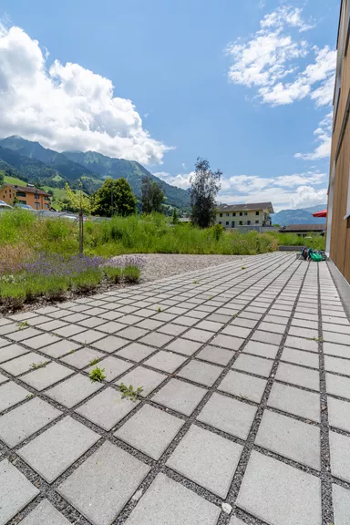 CARENA RASEN Ökostein mit Nocken grau glatt gefast L 25 cm B 25 cm H 8 cm