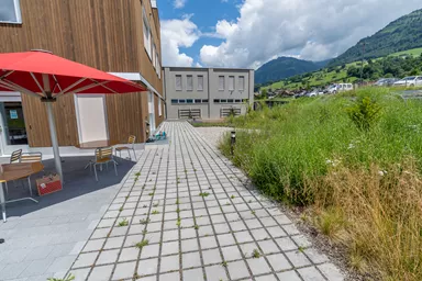 CARENA RASEN Ökostein mit Nocken grau glatt gefast L 25 cm B 25 cm H 8 cm