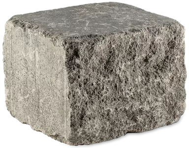 SANTURO Weinbergmauerstein 2-seitig gespalten grau Kanten gebrochen L 25-60 cm B 20 cm H 15 cm