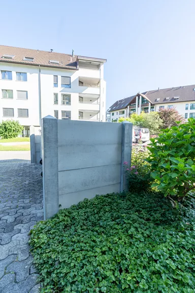 Betonbrett gegossen leicht bewehrt grau glatt vollkantig L 100 cm B 4 cm H 30 cm