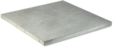 FORMAT Gehwegplatte mit Nocken grau abgerieben vollkantig mit Distanznocken 2 mm L 100 cm B 100 cm H 5 cm