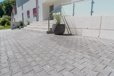 H Sickerstein Normalstein grau fein gefast L 20 cm B 16.5 cm H 8 cm