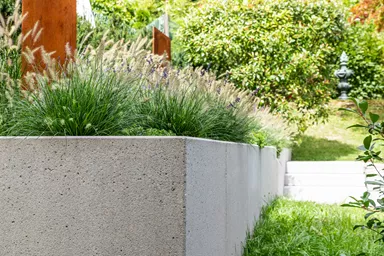 ROZTEC Winkelplatten Typ Midi bewehrt grau gestrahlt gefast L 100 cm B 60 cm H 100 cm W 9 cm