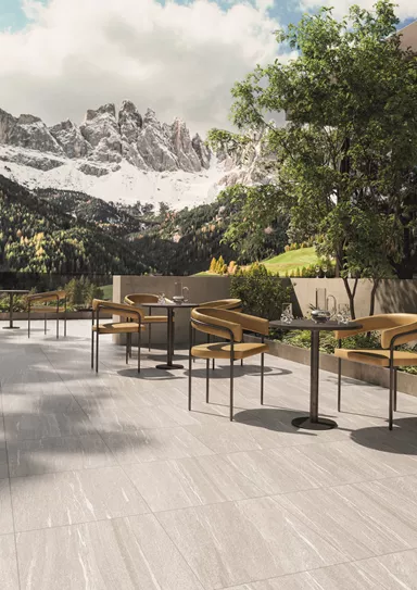 Feinsteinzeug Gehwegplatte GRANITO GREY strukturiert vollkantig L 60 cm B 60 cm H 2 cm