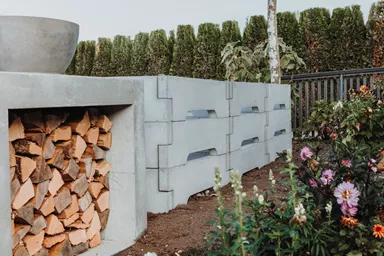 Kompostbehälter einzelnes Brett L 120 cm B 5.5 cm H 25 cm