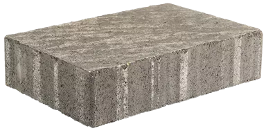 FRIEDA FORMATO Pflasterstein perlgrau strukturiert Kanten gebr. L 10, 20, 30 cm B 20 cm H 7 cm