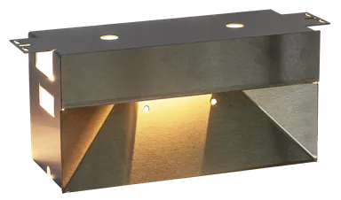 SANTURO Aussenleuchte aus Edelstahl Typ 2 LED-Technik L 30 cm B 12.5 cm H 15 cm