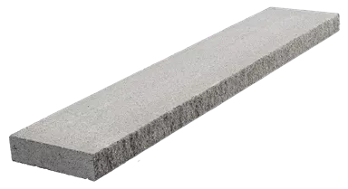 SANTURO Mauerabdeckplatte Normalplatte 1-seitig gespalten Typ 1 grau gestrahlt L 100 cm B 20 cm H 5 cm