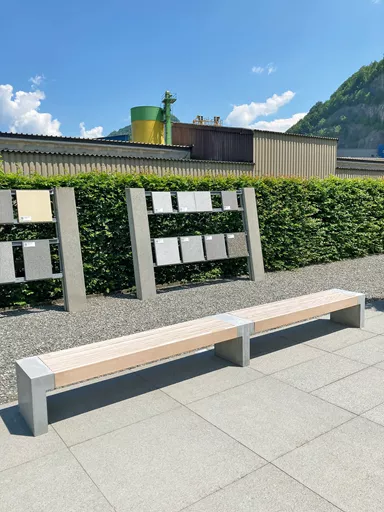 INTERMEZZO Bank CORNER Holzrost inkl. 4 Schrauben L 186 cm B 47 cm H 12 cm