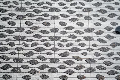 SENTONI Rasengitterstein mit Nocken grau glatt L 60 cm B 40 cm H 10 cm