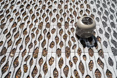 SENTONI Rasengitterstein mit Nocken grau glatt L 60 cm B 40 cm H 10 cm